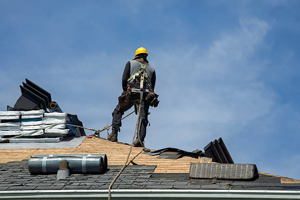 Professional Roofing technician working in Highland Mills, NY